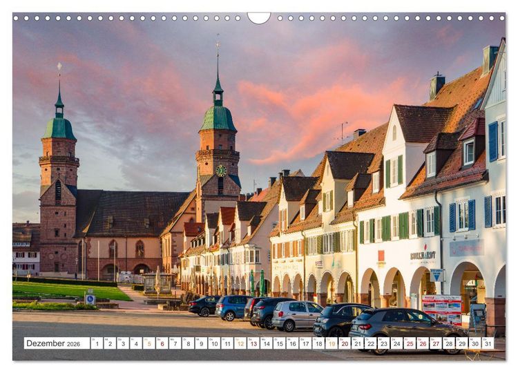 Produktbild: Freudenstadt Stadtansichten (Wandkalender 2026 DIN A3 quer), CALVENDO Monatskalender