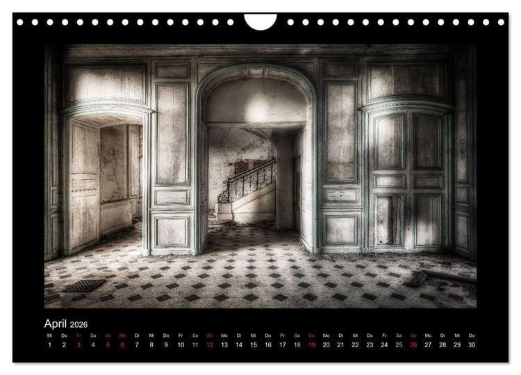 Produktbild: Lost Places - verlassene Orte vergangener Glanz (Wandkalender 2026 DIN A4 quer), CALVENDO Monatskalender