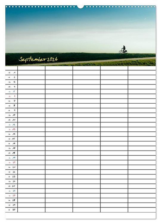 Produktbild: JUIST - DIE NORDSEEINSEL (hochwertiger Premium Wandkalender 2026 DIN A2 hoch), Kunstdruck in Hochglanz
