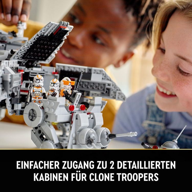 Produktbild: LEGO Star Wars 75337 AT-TE Walker - Die Rache der Sith-Set mit Figuren