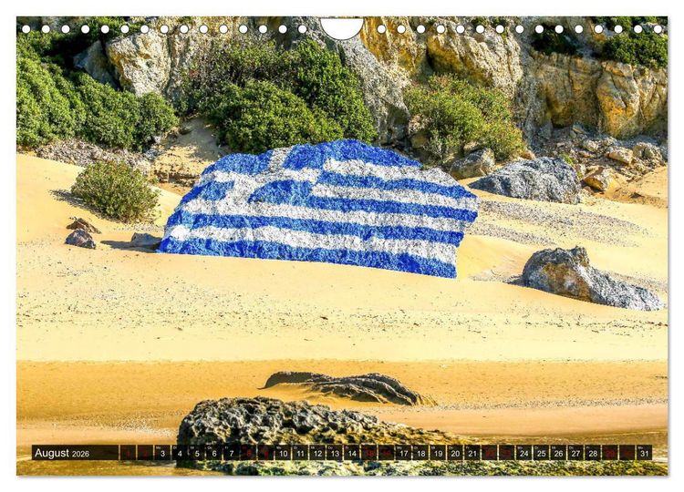 Produktbild: Idyllisches Rhodos (Wandkalender 2026 DIN A4 quer), CALVENDO Monatskalender