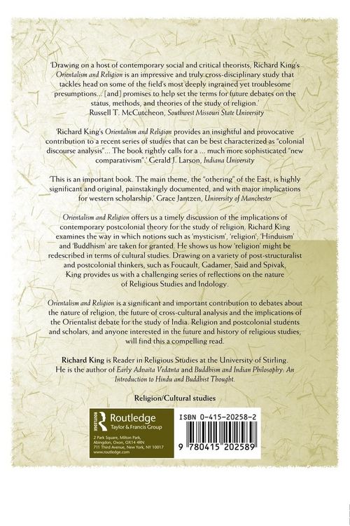 Produktbild: Orientalism and Religion