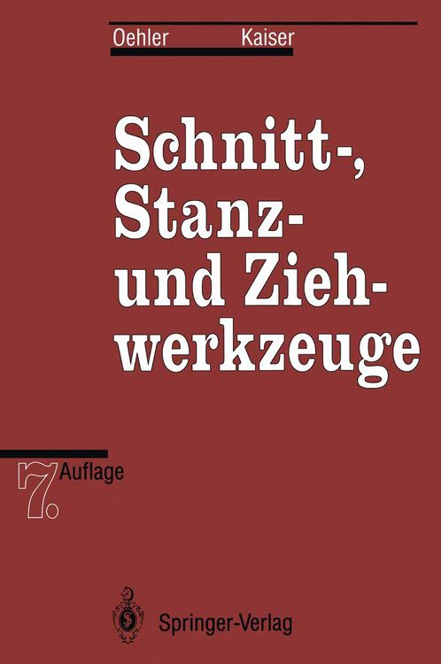 Produktbild: Schnitt-, Stanz- und Ziehwerkzeuge