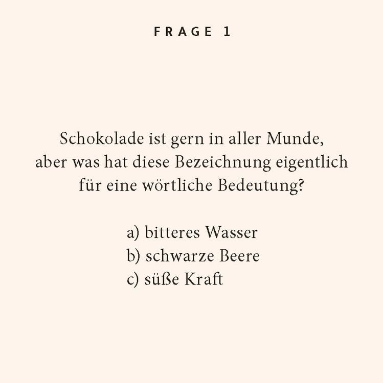 Produktbild: Schokoladen-Quiz