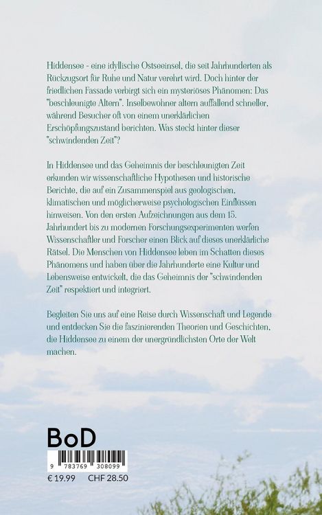 Produktbild: Hiddensee und das Geheimnis der beschleunigten Zeit