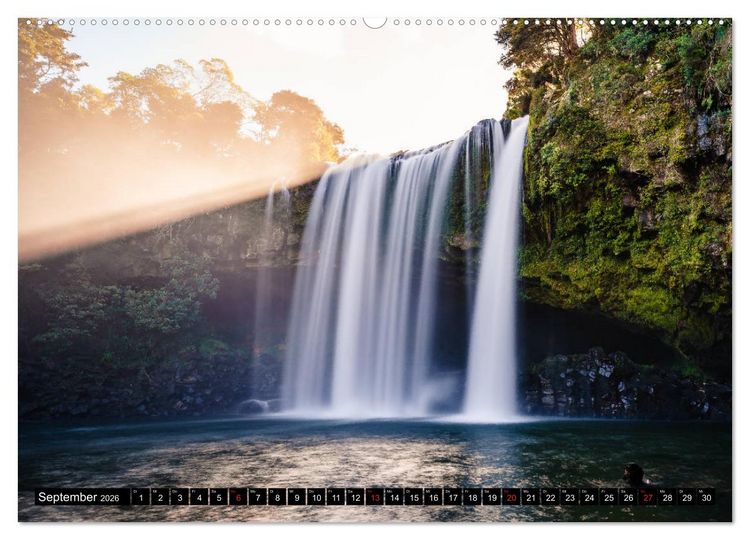 Produktbild: Neuseeland - Die sch&ouml;nsten Orte der Nord- und S&uuml;dinsel (Wandkalender 2026 DIN A2 quer), CALVENDO Monatskalender