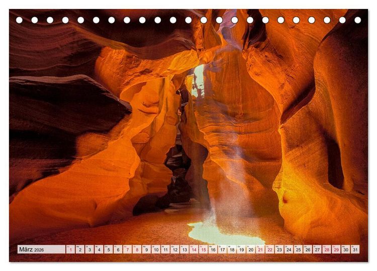 Produktbild: Sehnsuchts Landschaften im Amerikanischen Westen (Tischkalender 2026 DIN A5 quer), CALVENDO Monatskalender