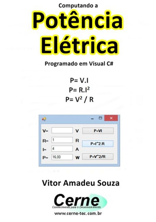 Produktbild: Computando A Pot&ecirc;ncia El&eacute;trica Programado Em Visual C#