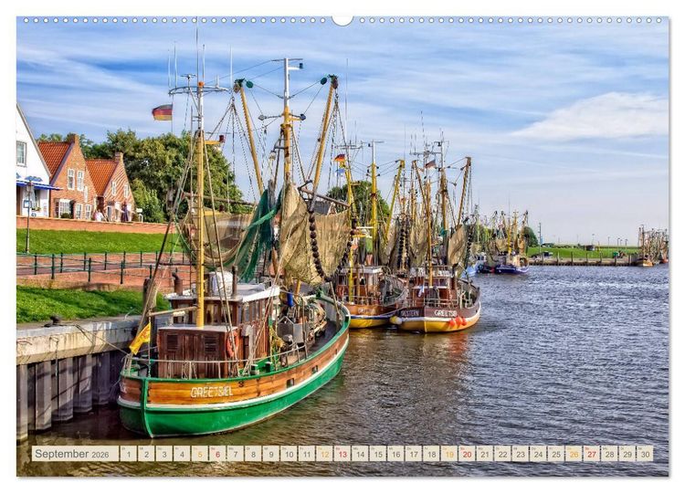 Produktbild: Reise an die Nordsee - Greetsiel (hochwertiger Premium Wandkalender 2026 DIN A2 quer), Kunstdruck in Hochglanz