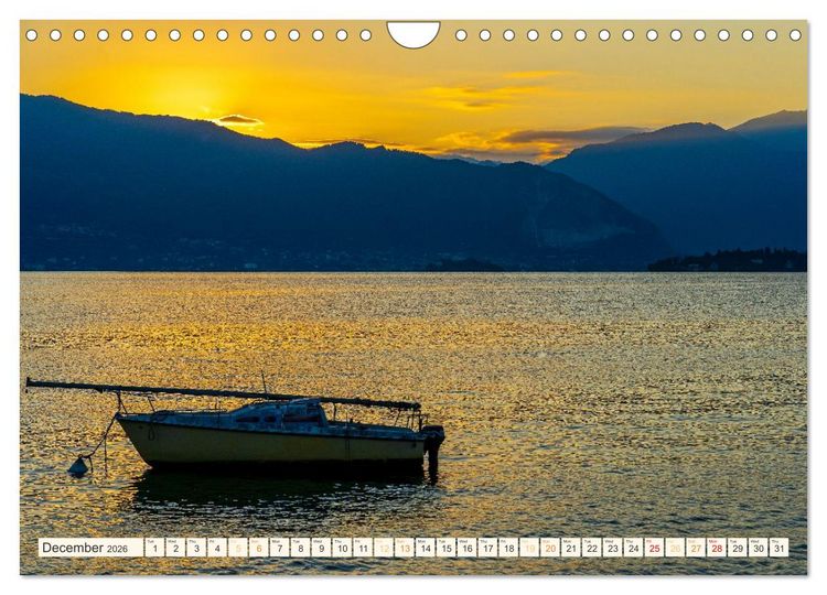 Produktbild: Lake Maggiore - Breathtaking landscapes (Wall Calendar 2026 DIN A4 landscape), CALVENDO 12 Month Wall Calendar