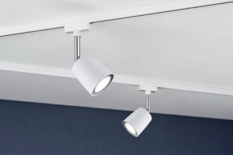 Produktbild: Paulmann Cover Hochvolt-Schienensystem-Leuchte URail GU10 10W LED Wei&szlig;, Chrom