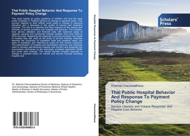 Produktbild: Thai Public Hospital Behavior And Response To Payment Policy Change