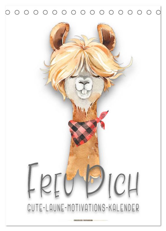 Produktbild: Freu Dich - Gute-Laune-Motivations-Kalender (Tischkalender 2026 DIN A5 hoch), CALVENDO Monatskalender