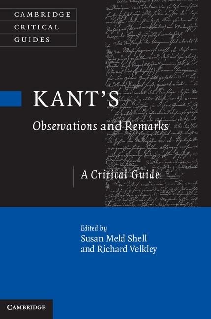 Produktbild: Kant's Observations and Remarks