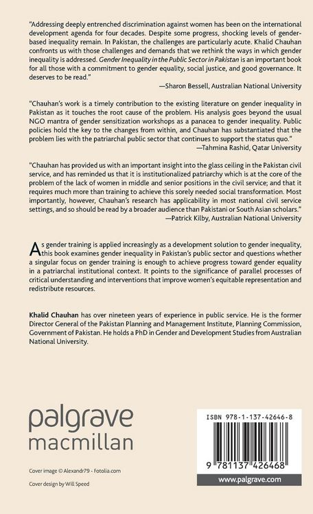 Produktbild: Gender Inequality in the Public Sector in Pakistan