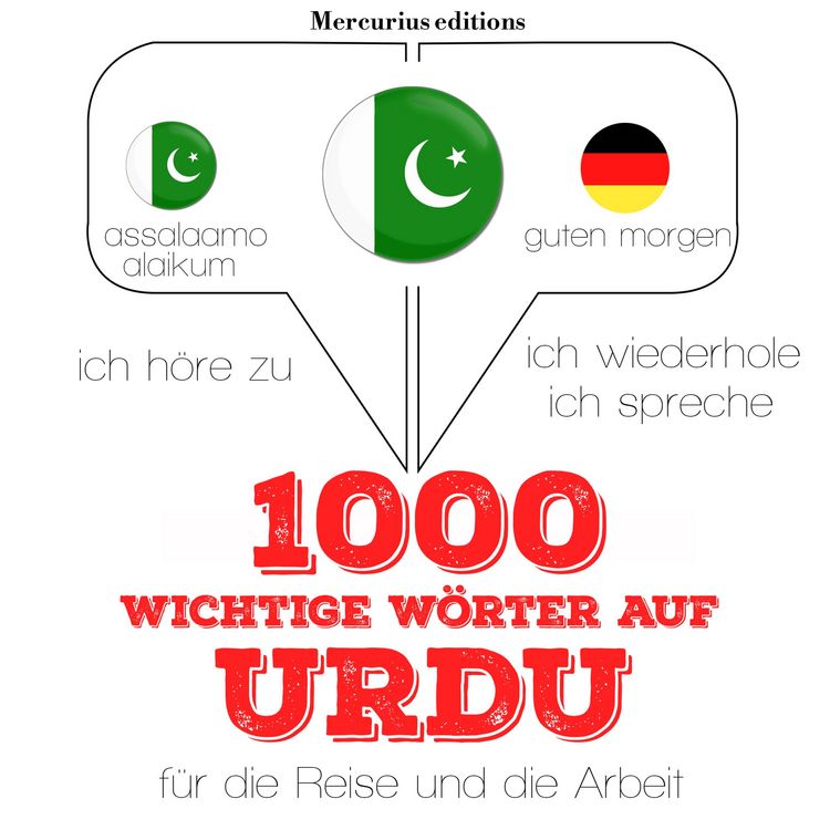 Produktbild: 1000 wichtige W&ouml;rter auf Urdu f&uuml;r die Reise und die Arbeit