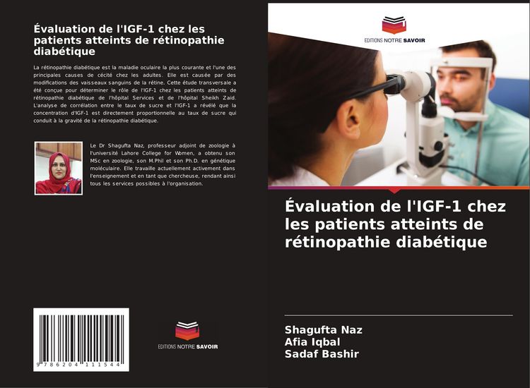 Produktbild: &Eacute;valuation de l'IGF-1 chez les patients atteints de r&eacute;tinopathie diab&eacute;tique