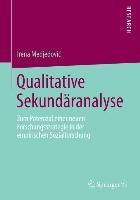 Produktbild: Qualitative Sekund&auml;ranalyse