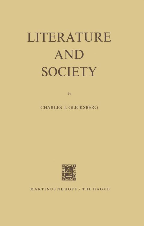 Produktbild: Literature and Society