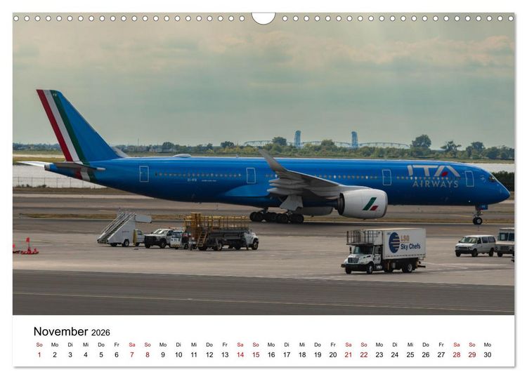Produktbild: Flugzeuge von Airbus 2026 (Wandkalender 2026 DIN A3 quer), CALVENDO Monatskalender