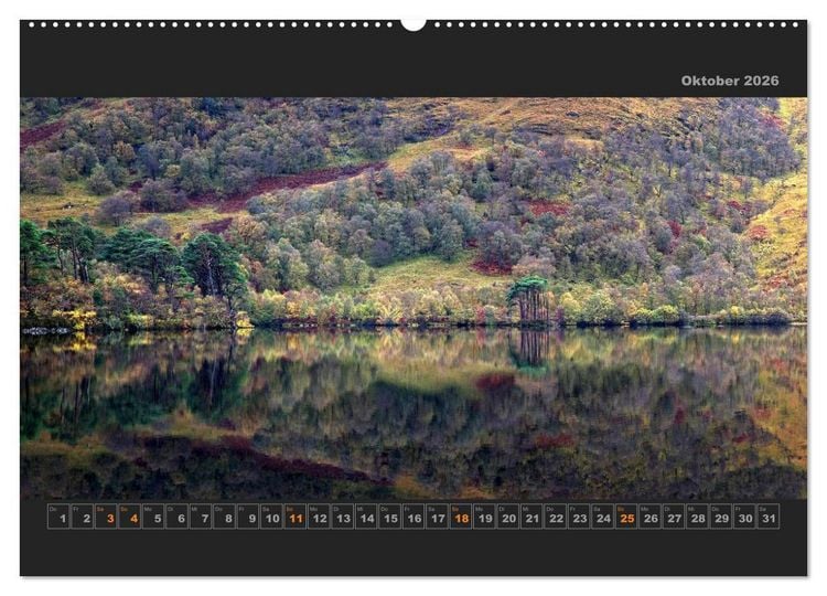 Produktbild: Schottland - Land der Legenden (Wandkalender 2026 DIN A2 quer), CALVENDO Monatskalender