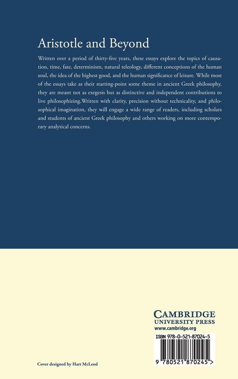 Produktbild: Aristotle and Beyond
