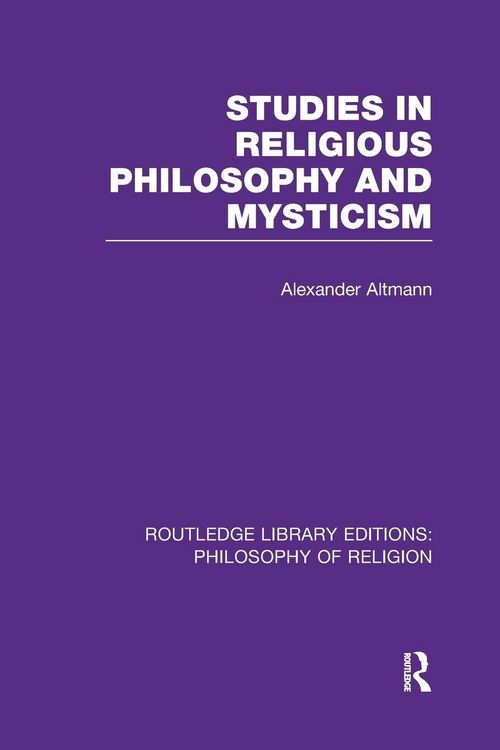Produktbild: Studies in Religious Philosophy and Mysticism