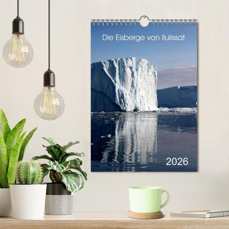 Produktbild: Die Eisberge von Ilulissat (Wandkalender 2026 DIN A4 hoch), CALVENDO Monatskalender