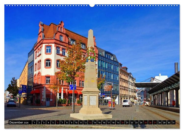 Produktbild: Zwickau - Stadt an der Mulde (hochwertiger Premium Wandkalender 2026 DIN A2 quer), Kunstdruck in Hochglanz