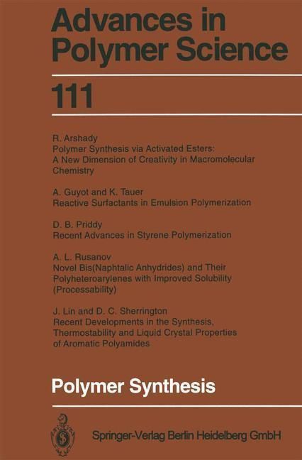 Produktbild: Polymer Synthesis