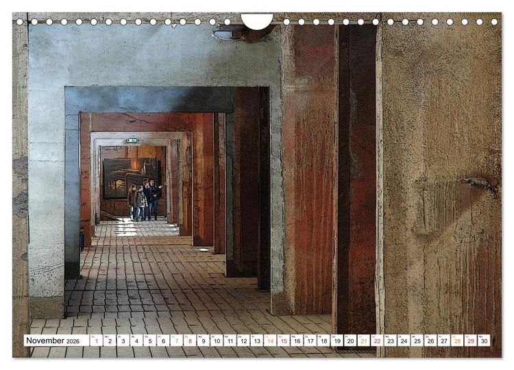 Produktbild: V&ouml;lklinger H&uuml;tte Welterbe seit 1994 (Wandkalender 2026 DIN A4 quer), CALVENDO Monatskalender