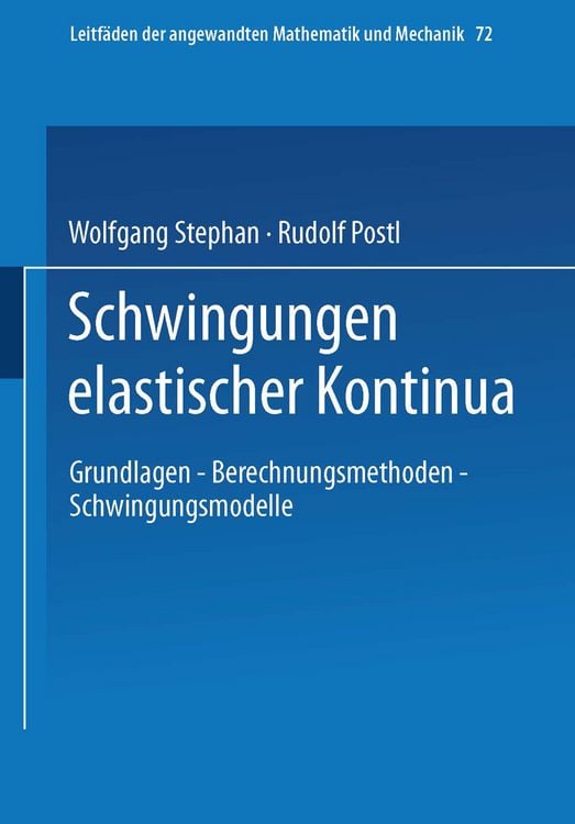 Produktbild: Schwingungen elastischer Kontinua