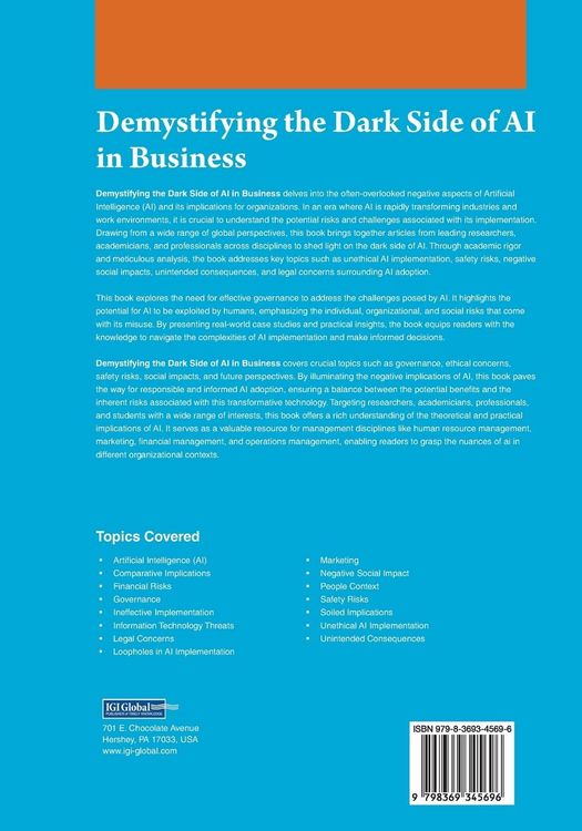 Produktbild: Demystifying the Dark Side of AI in Business