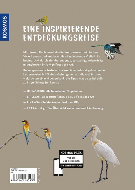 Produktbild: Das NABU-Vogelbuch