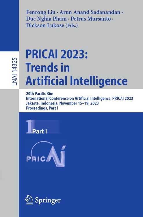 Produktbild: PRICAI 2023: Trends in Artificial Intelligence