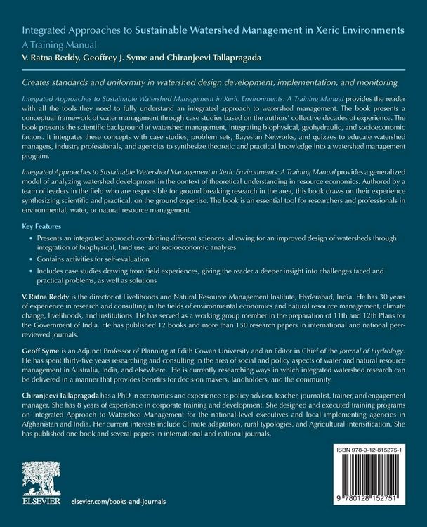Produktbild: Integrated Approaches to Sustainable Watershed Management in Xeric Environments