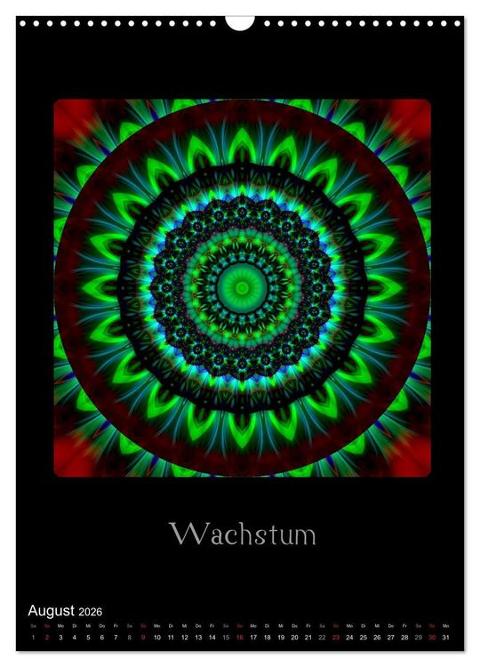 Produktbild: Mandalas - Spiegel der Seele (Wandkalender 2026 DIN A3 hoch), CALVENDO Monatskalender