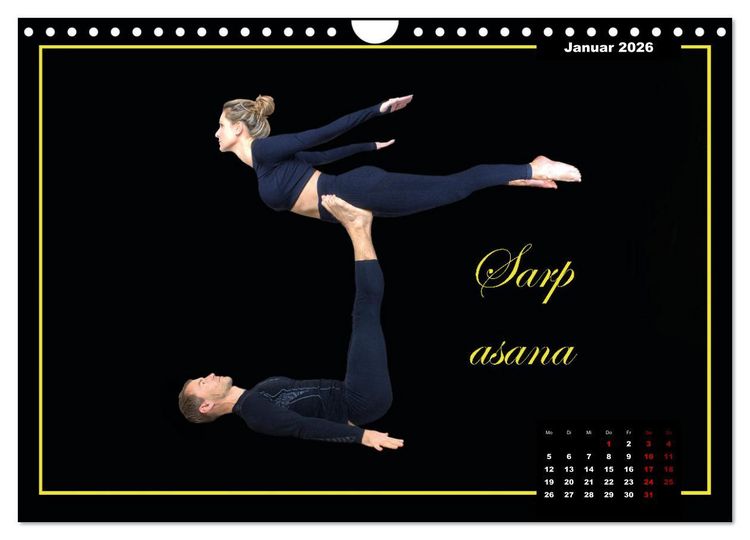 Produktbild: Yoga - Asana (Wandkalender 2026 DIN A4 quer), CALVENDO Monatskalender