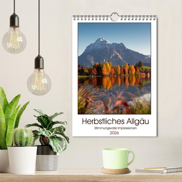 Produktbild: Herbstliches Allg&auml;u (Wandkalender 2026 DIN A4 hoch), CALVENDO Monatskalender