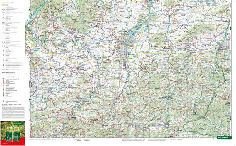 Produktbild: Traisental - St. P&ouml;lten, Wander + Radkarte 1:50.000