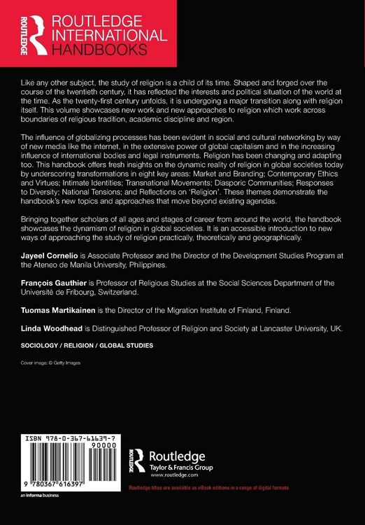 Produktbild: Routledge International Handbook of Religion in Global Society