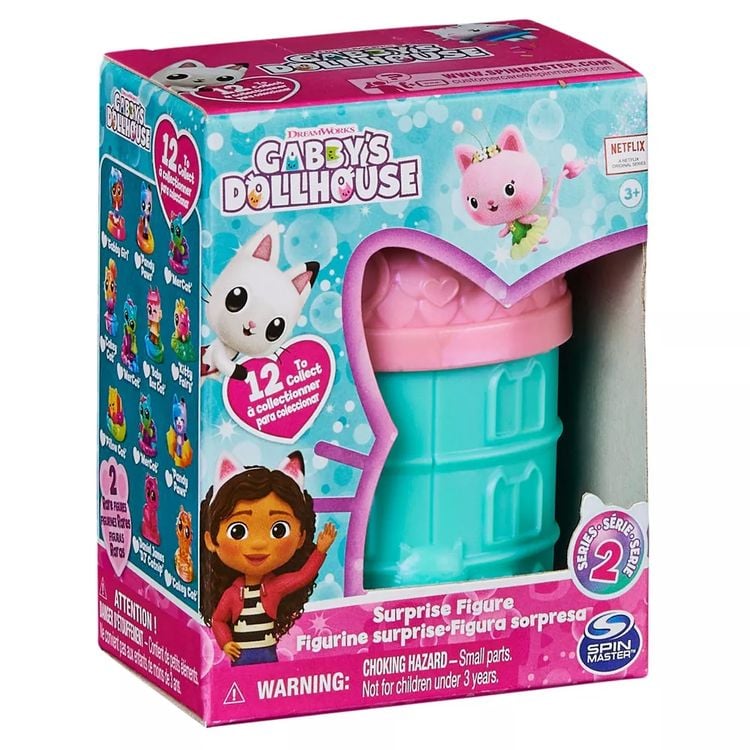 Produktbild: Gabby‘s Dollhouse, 1 von 12 Mini Überraschungs-Figuren (verschiedene Serien-Charaktere)