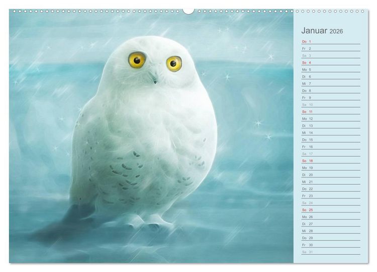 Produktbild: S&uuml;sse Tierwelt / CH-Version / Geburtstagskalender (hochwertiger Premium Wandkalender 2026 DIN A2 quer), Kunstdruck in Hochglanz