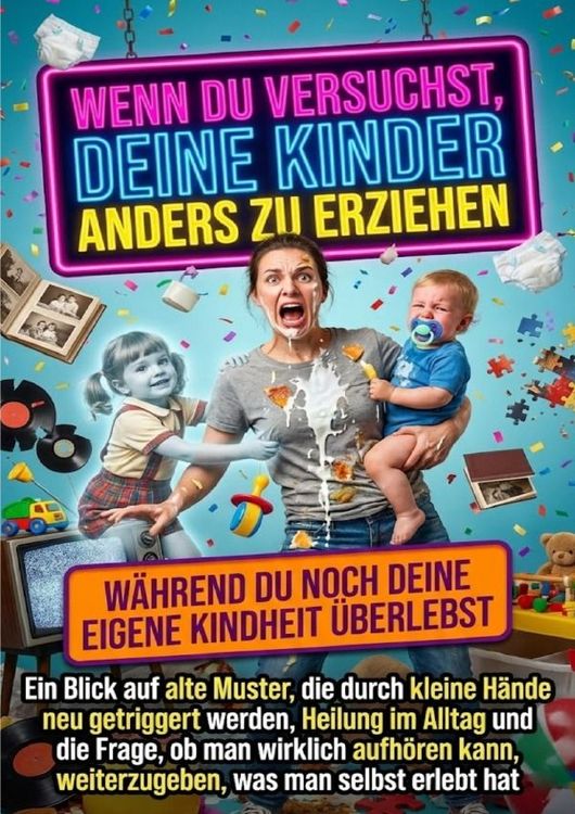 Produktbild: Wenn du versuchst, deine Kinder anders zu erziehen, w&auml;hrend du noch deine eigene Kindheit &uuml;berlebst