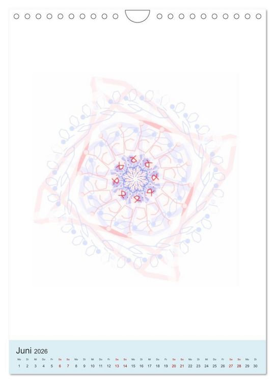 Produktbild: Transluzent-Mandalas (Wandkalender 2026 DIN A4 hoch), CALVENDO Monatskalender