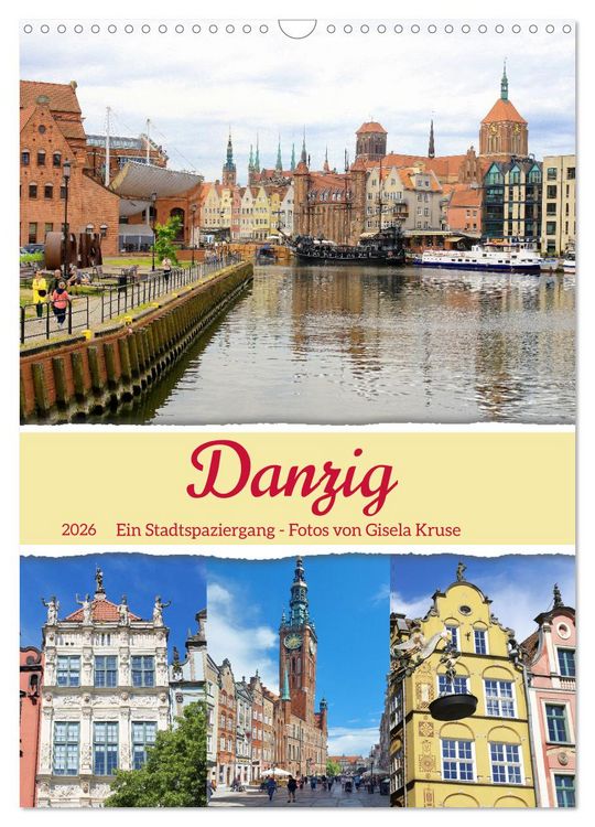Produktbild: Danzig - Ein Stadtspaziergang (Wandkalender 2026 DIN A3 hoch), CALVENDO Monatskalender