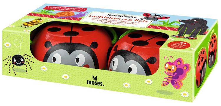 Produktbild: Moses. - Krabbelkäfer Laufstelzen aus Holz