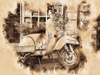 Produktbild: CALVENDO Puzzle Vespa Mototrroller | 1000 Teile Lege-Gr&ouml;&szlig;e 64x48cm Foto-Puzzle f&uuml;r gl&uuml;ckliche Stunden