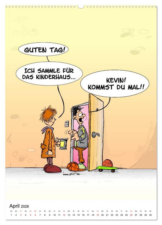 Produktbild: Trumix Cartoons - Nichts geht mehr (hochwertiger Premium Wandkalender 2026 DIN A2 hoch), Kunstdruck in Hochglanz