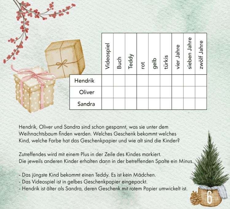 Produktbild: 24 x ultimativer R&auml;tselspa&szlig; f&uuml;r den Advent